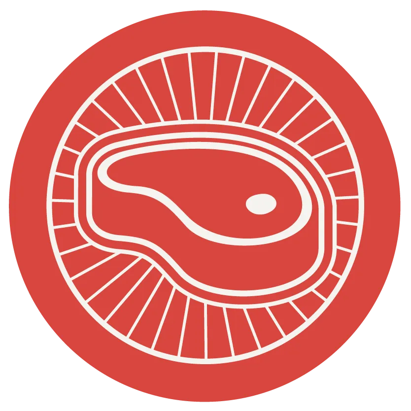 juicy and flavorful meat icon