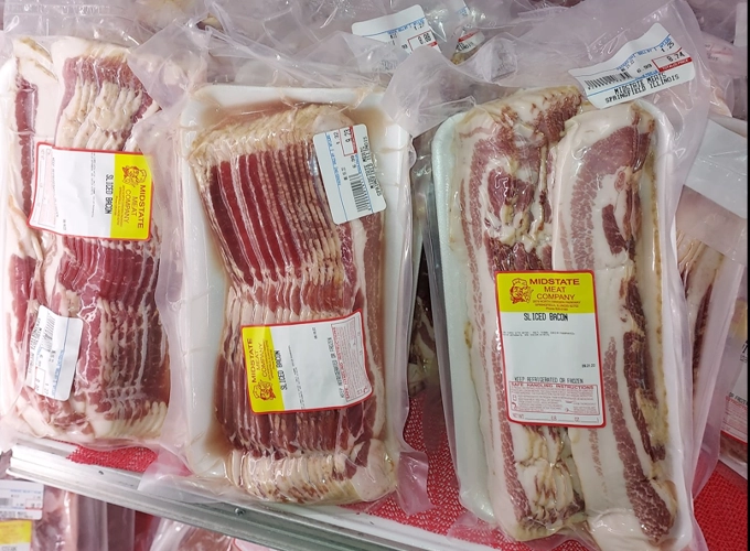 Sliced Bacon - midstate meat company springfield il