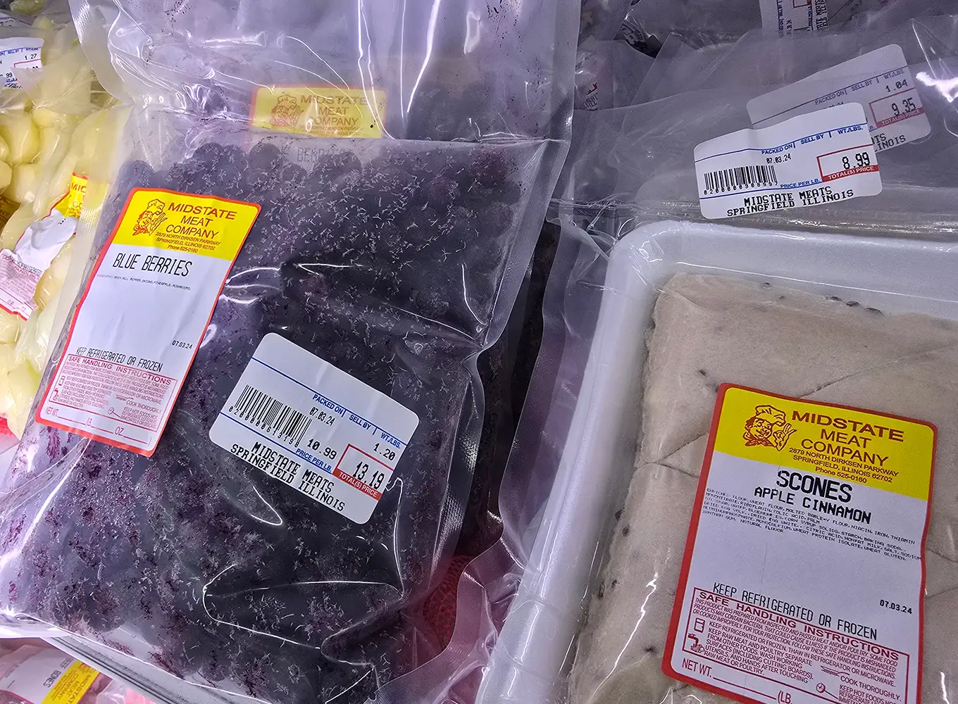 blue berries - midstate meat company springfield il