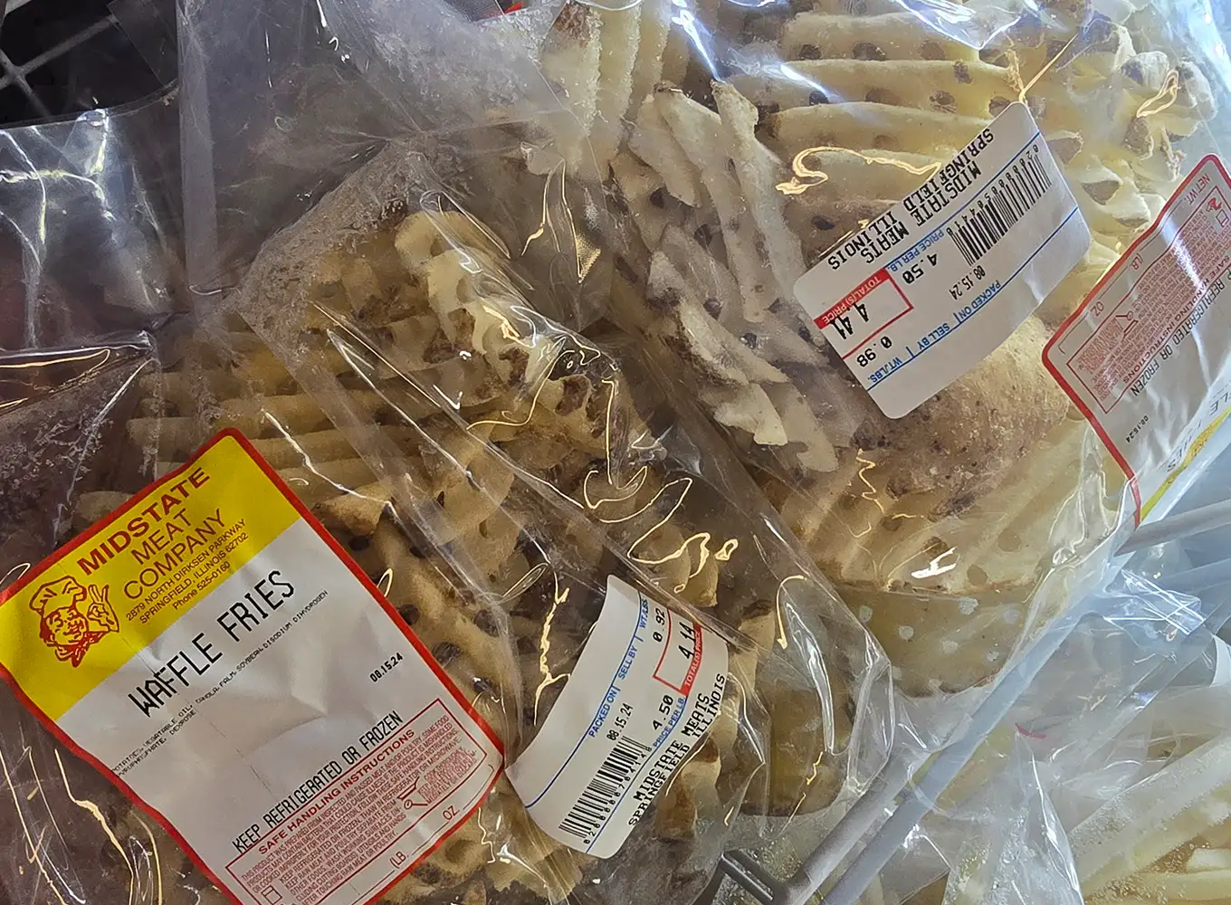 waffle fries - midstate meat company springfield il